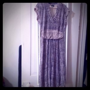 Anthropologie Wavering Grid dress by Deletta